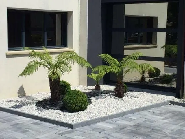 Aménagement paysager extérieur pour un cabinet de dentistes à Rennes