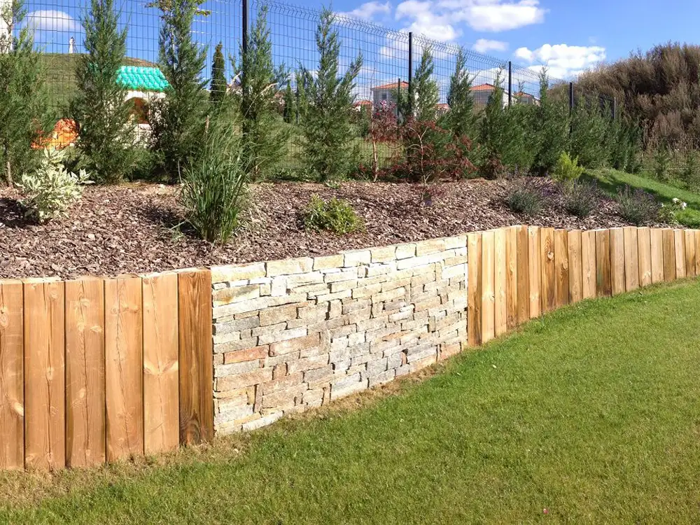 Aménagement de retenue de terre