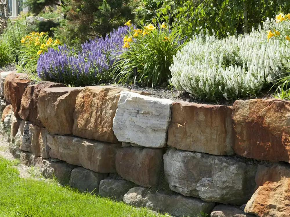 Création de mur de soutènement