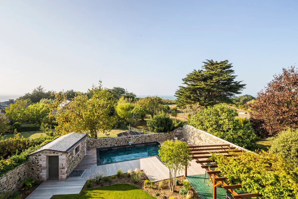 Réalisation d'un projet paysager extérieur complet à Planguenoual