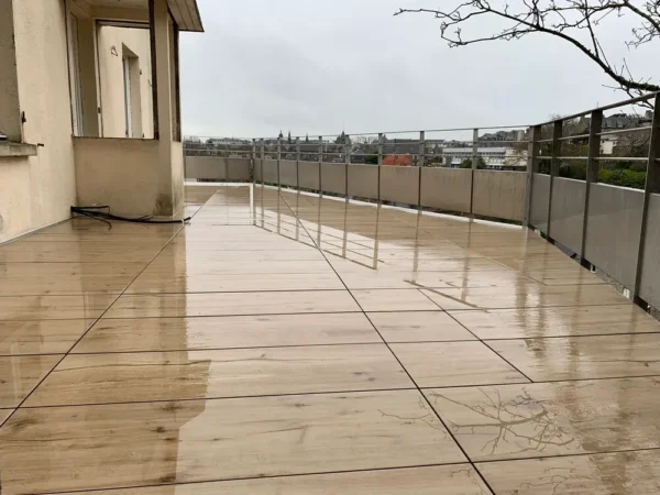 Création d'une terrasse de toit à Saint-Brieuc