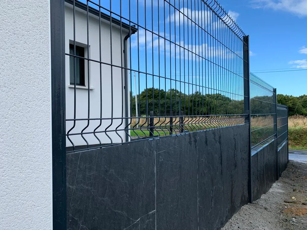 Installation d'une clôture de jardin à Plérin