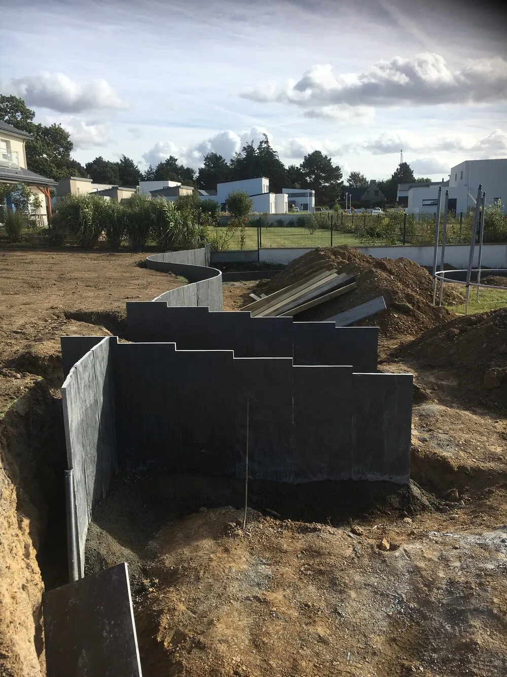 Réalisation d'un escalier de jardin à Pléneuf-Val-André Réalisation d'un escalier de jardin à Pléneuf-Val-André